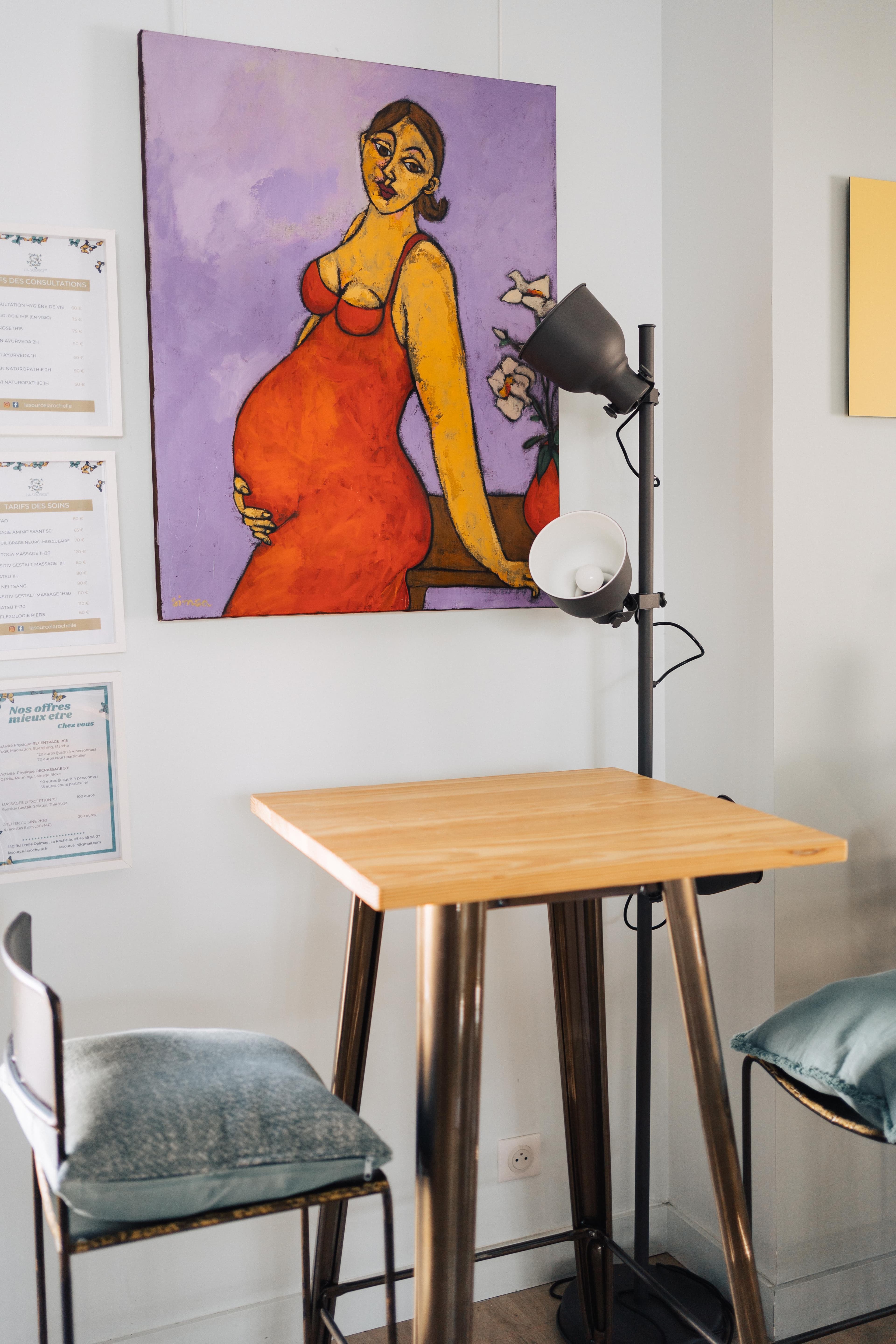 Moment de détente et yoga